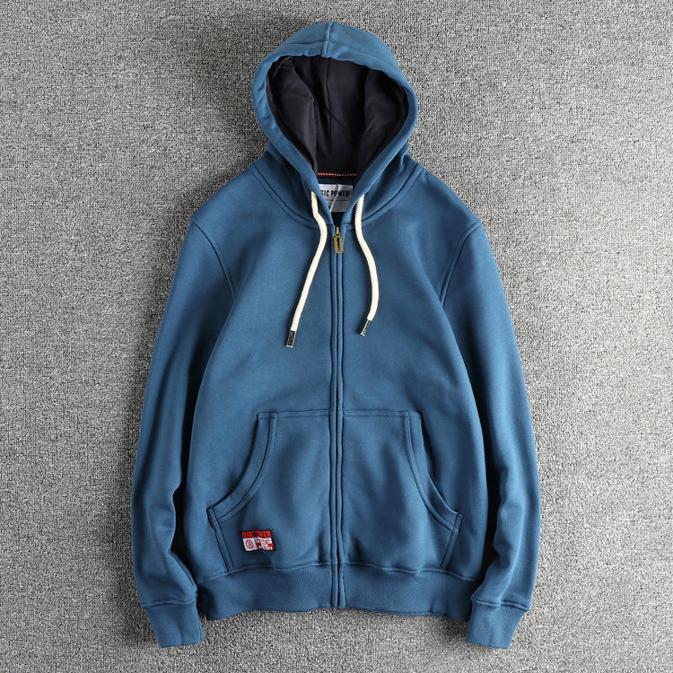 Casual Solid Color Hoodie