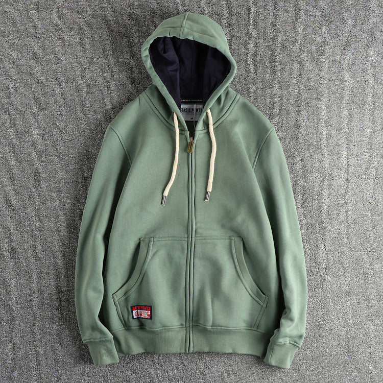 Casual Solid Color Hoodie