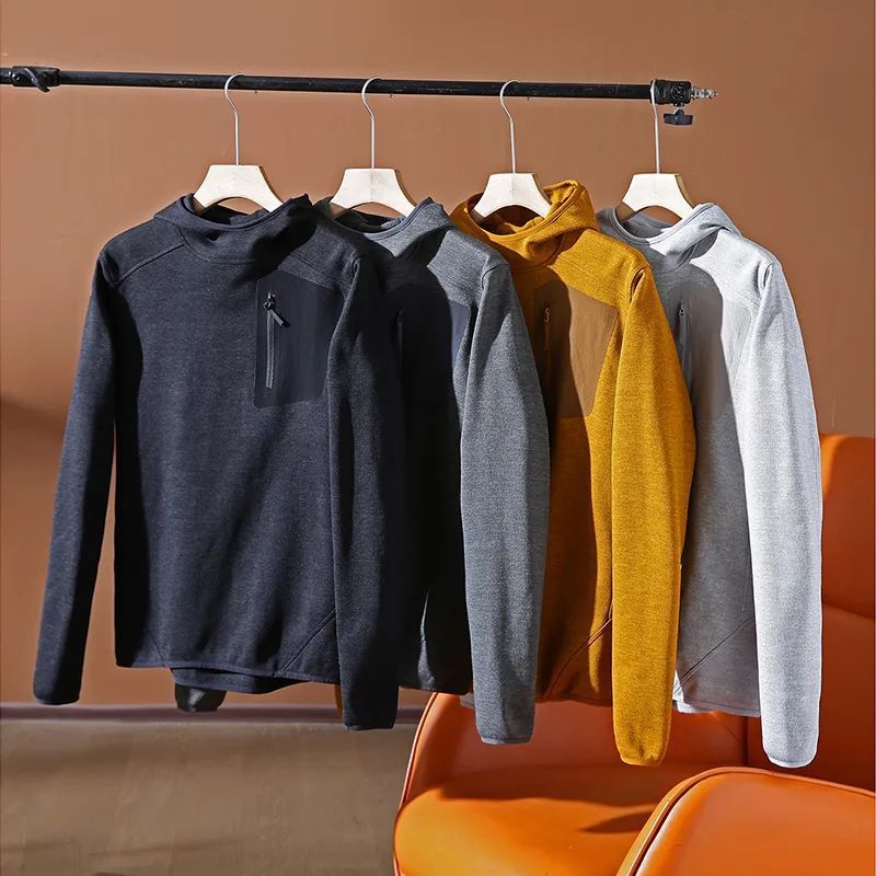 Sports Leisure Hooded Fleece Sweater Base