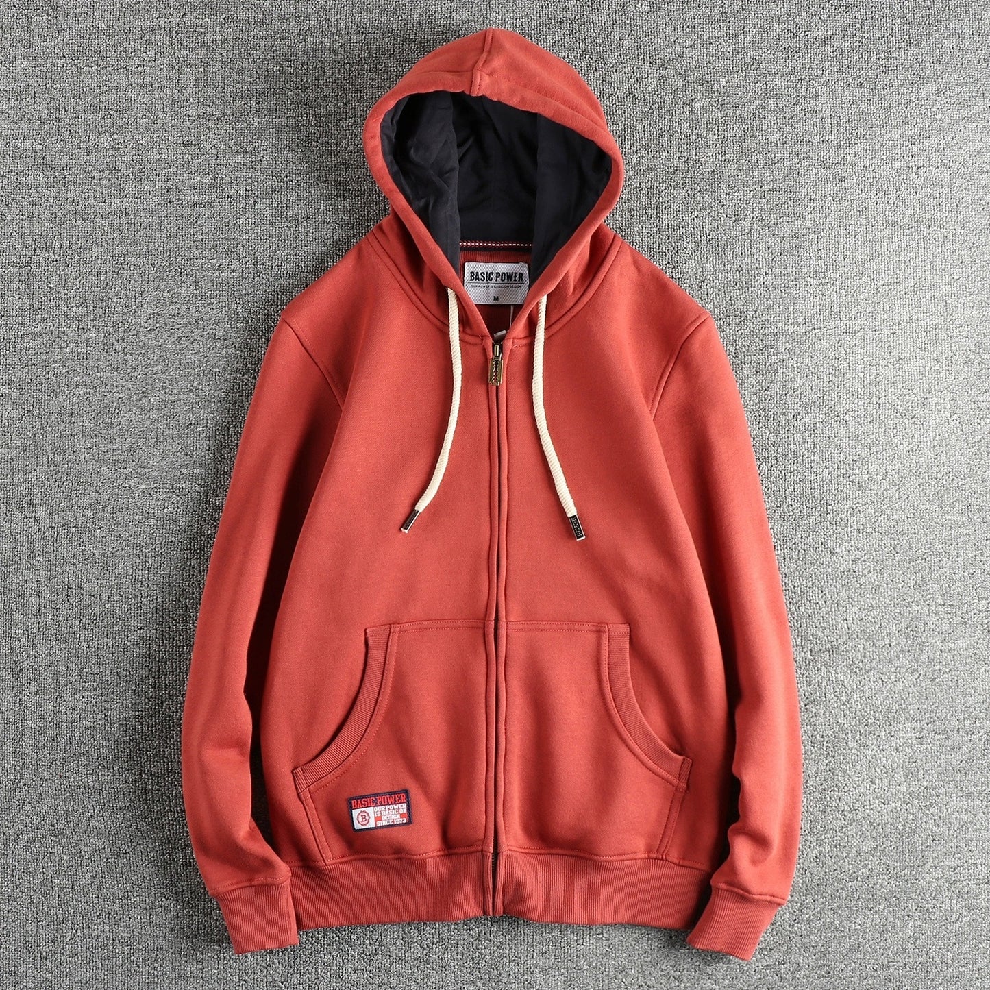 Casual Solid Color Hoodie